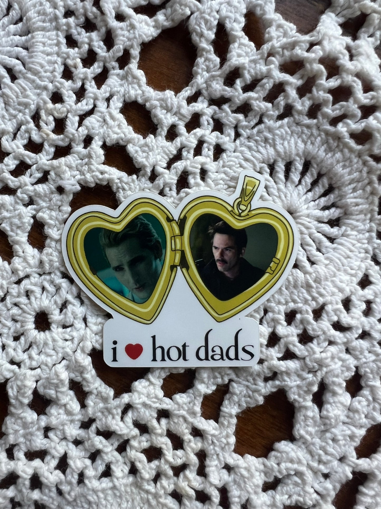 Twilight I Love Hot Dads Sticker