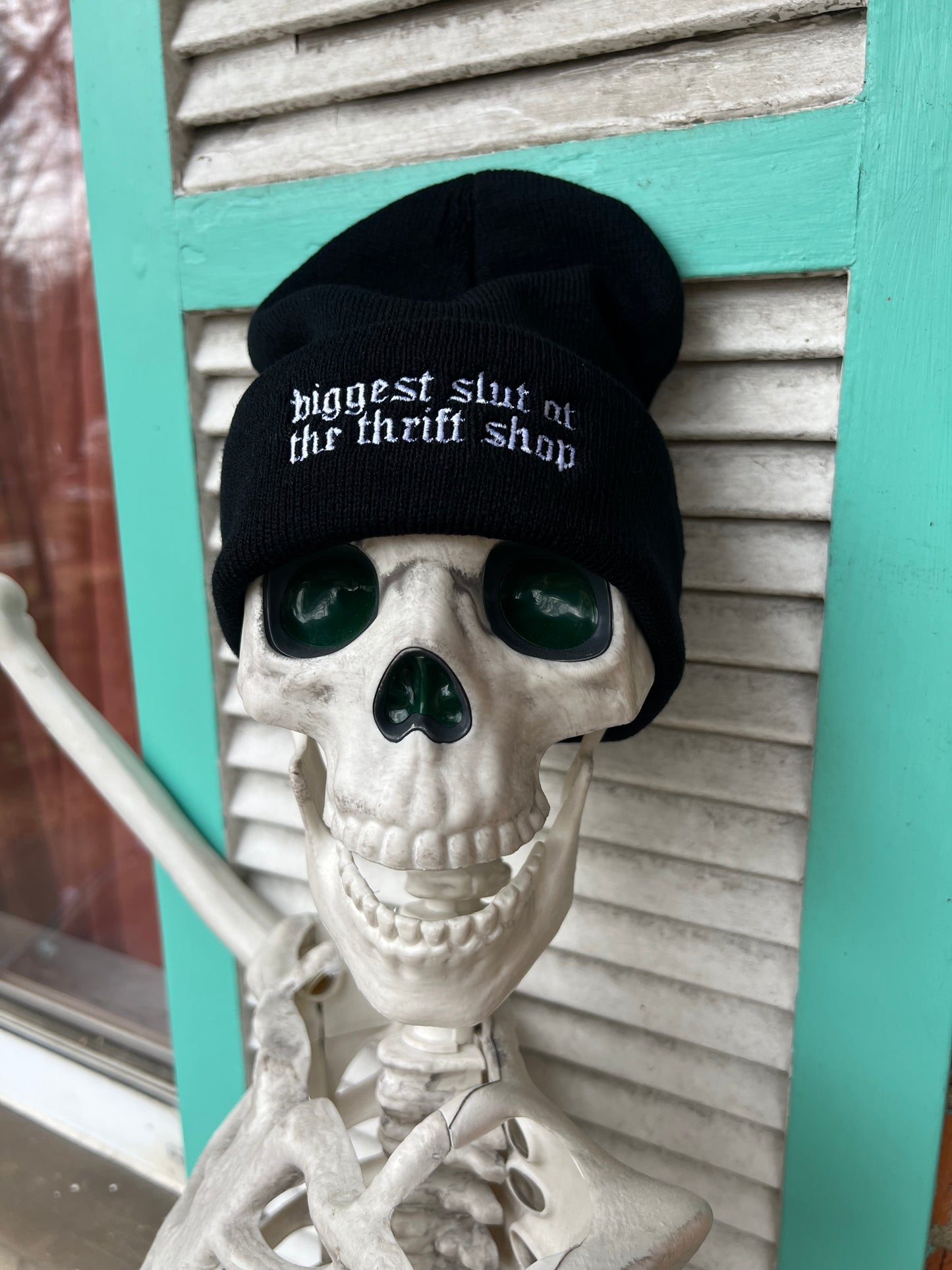 Biggest Slut At The Thrift Shop Beanie