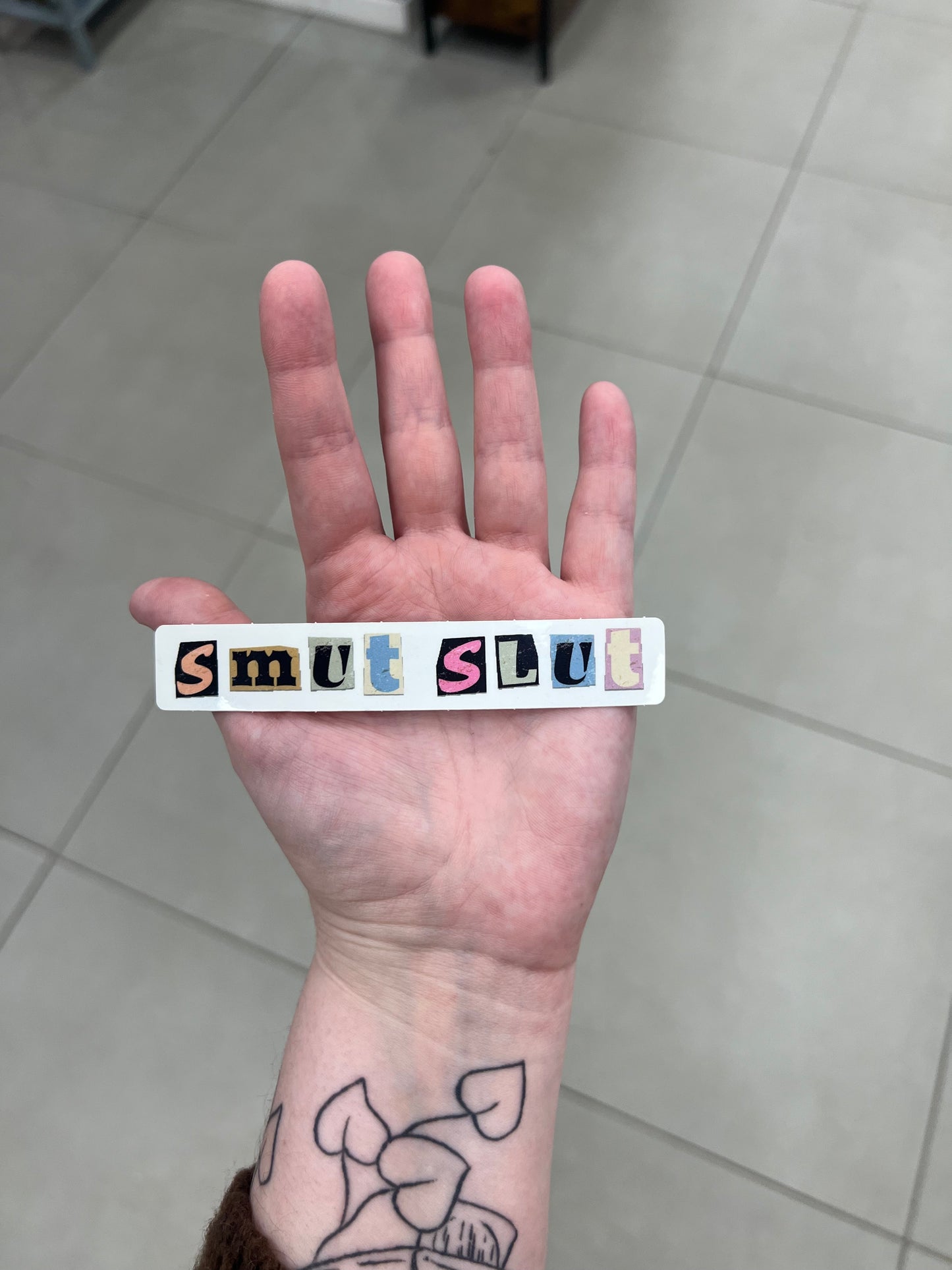 Smut Slut Book Lovers Sticker