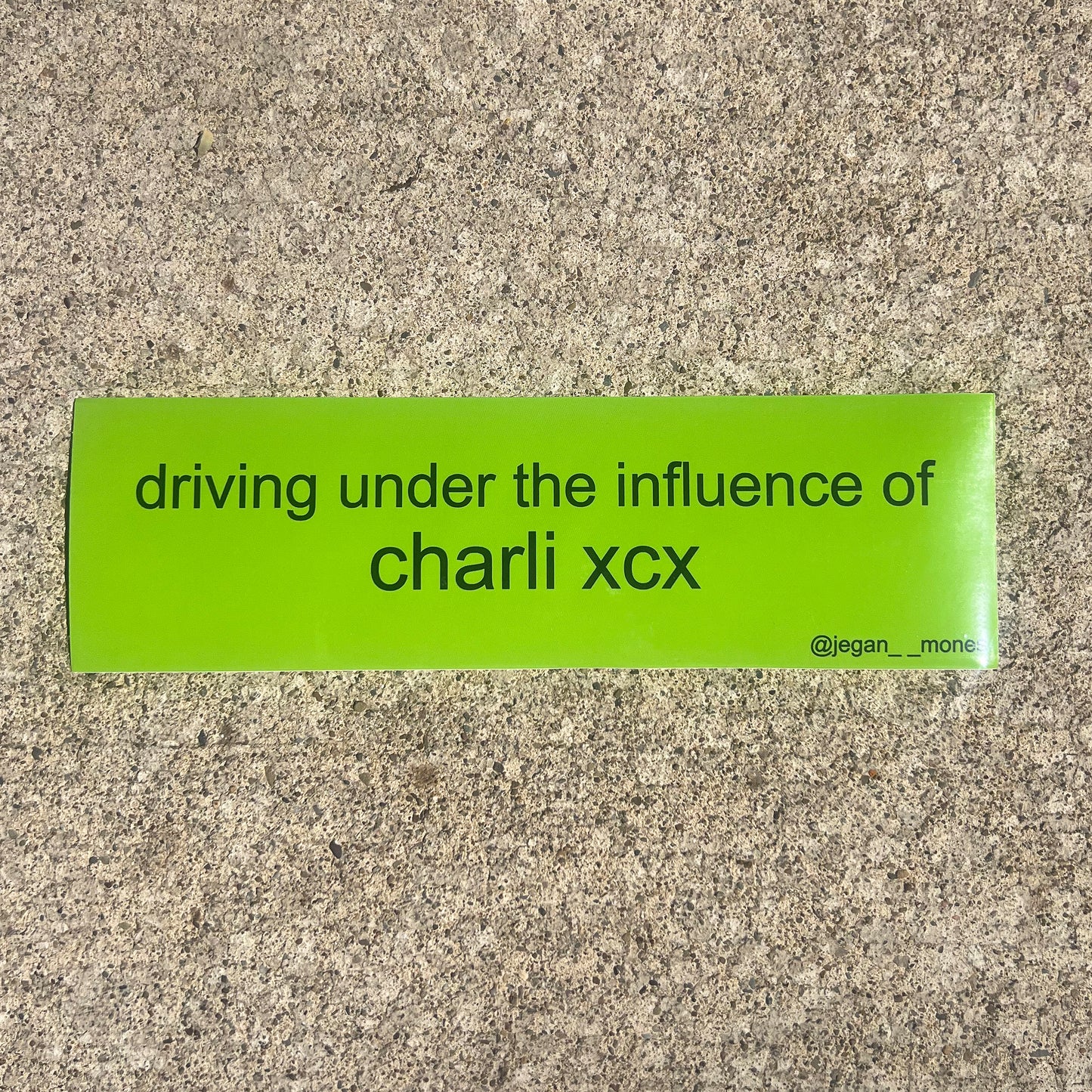 Charli XCX Brat Bumper Stickers