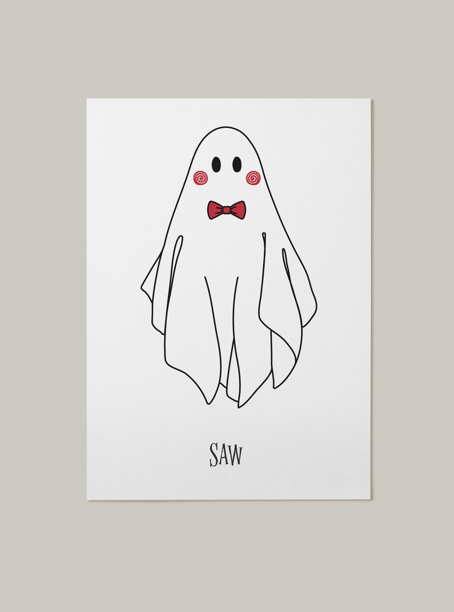 Horror Movie Ghost Art Print