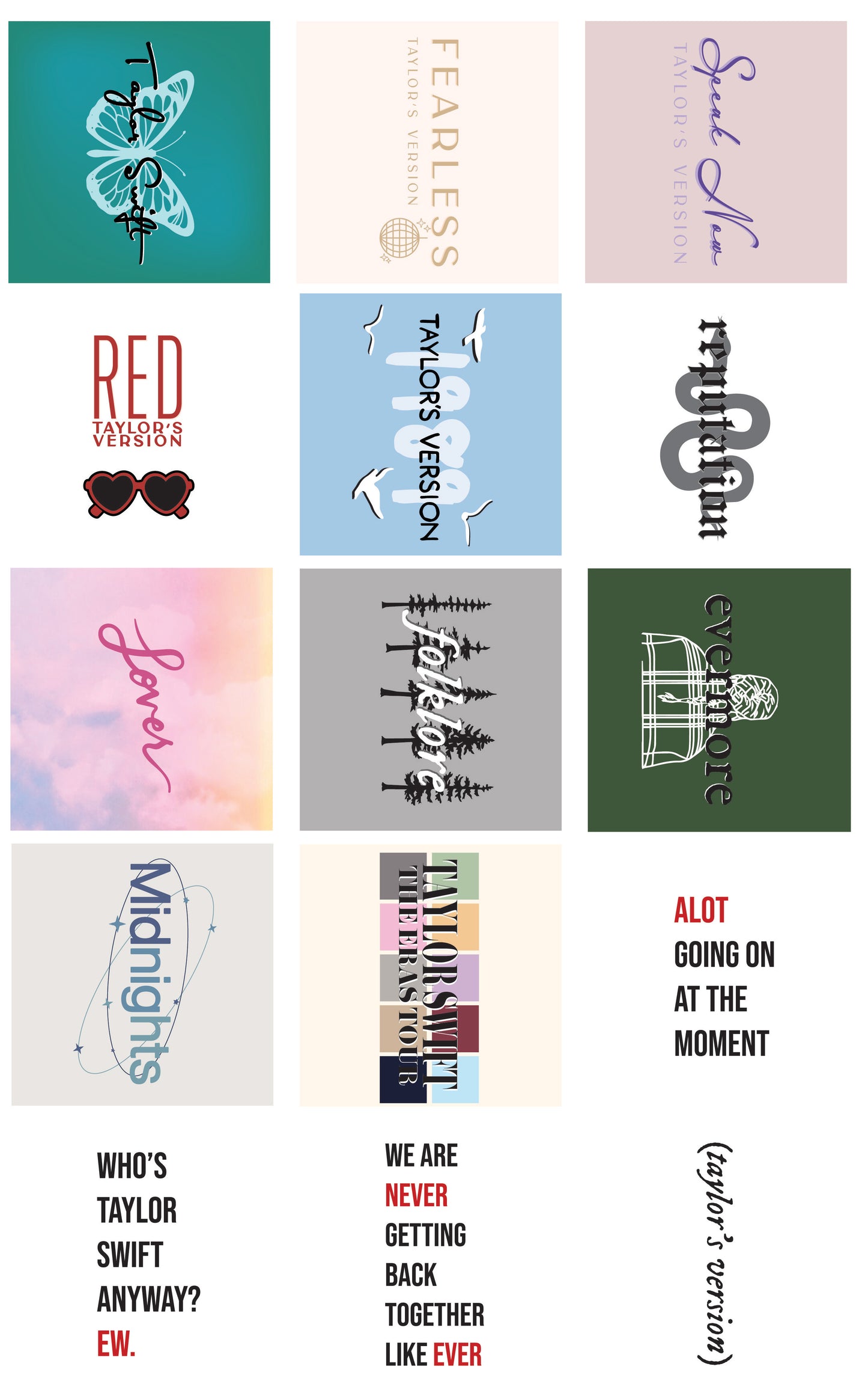 Taylor Swift Eras Lighters