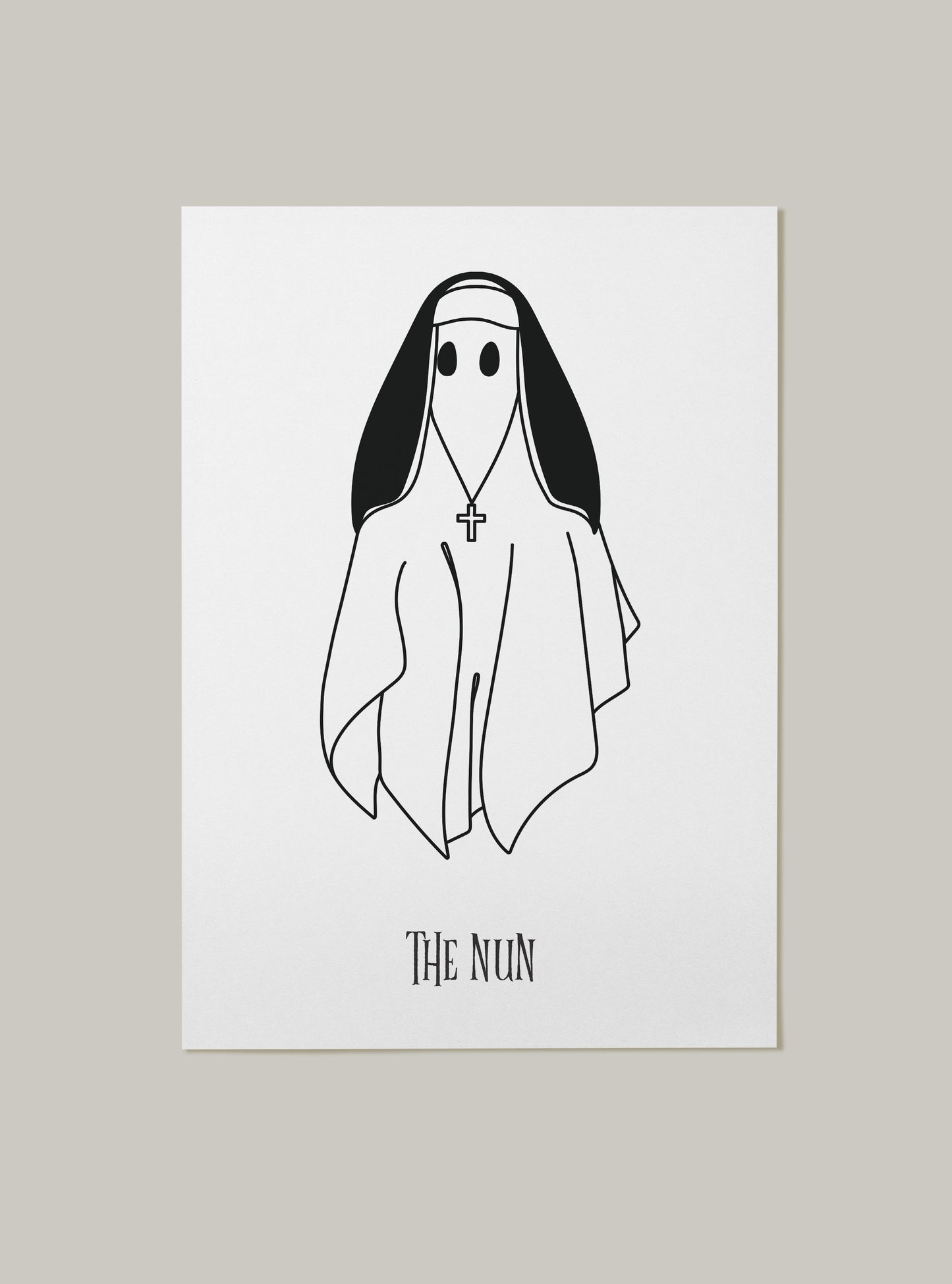 Horror Movie Ghost Art Print