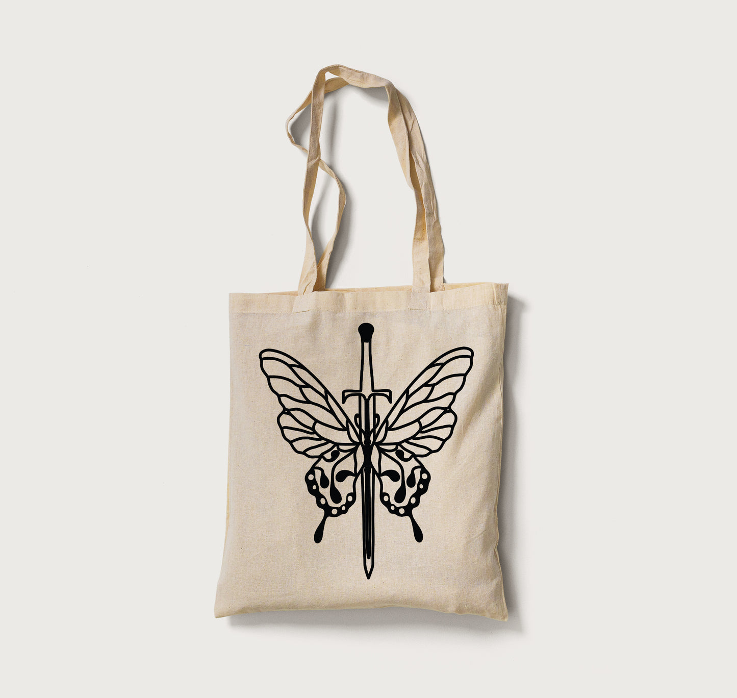 Butterfly Dagger Tote Bag