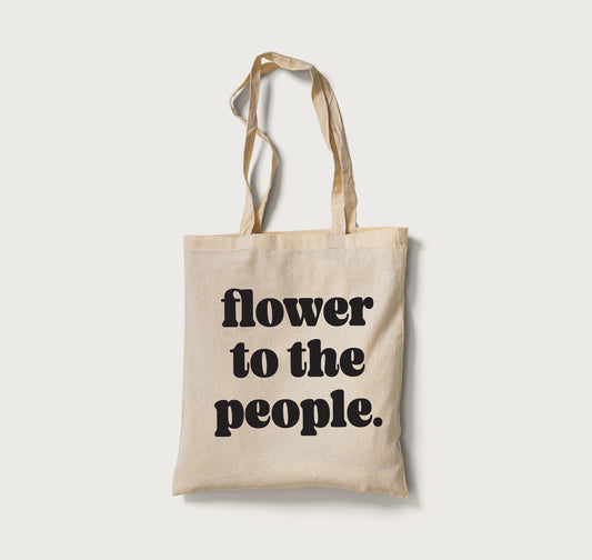 Flower to the People Tote Bag