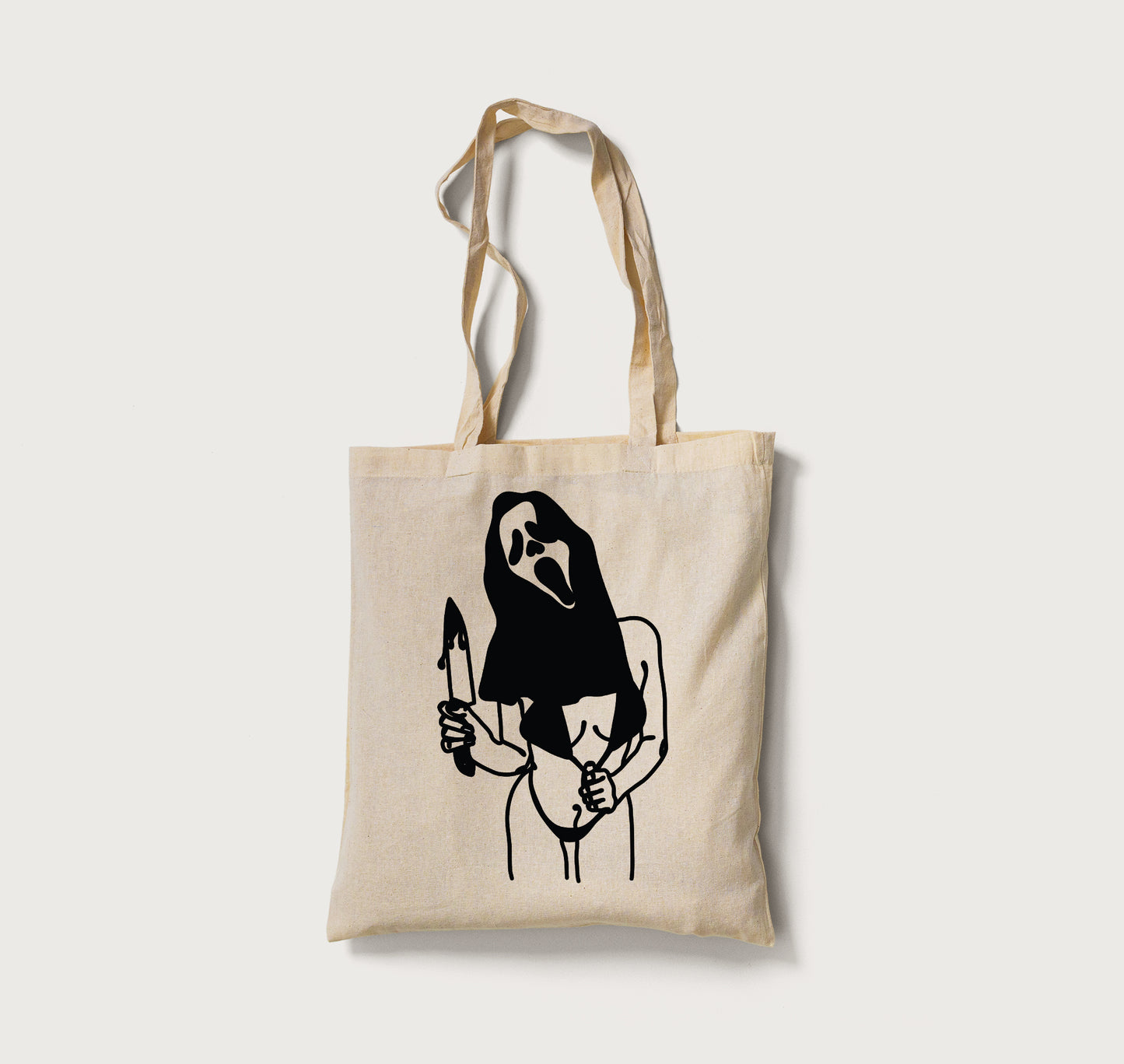 Ghost Face Tote Bag