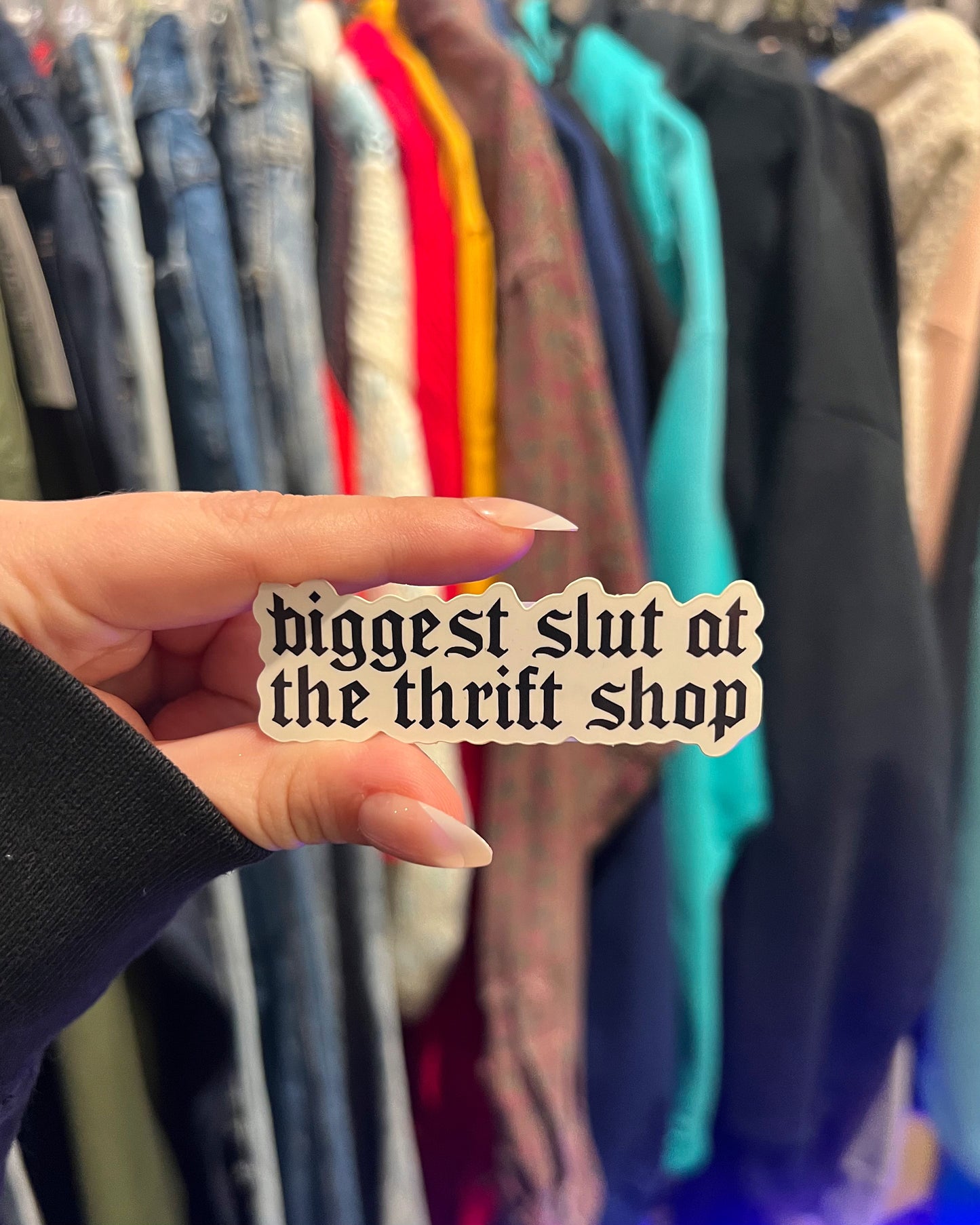 Biggest Slut Sticker
