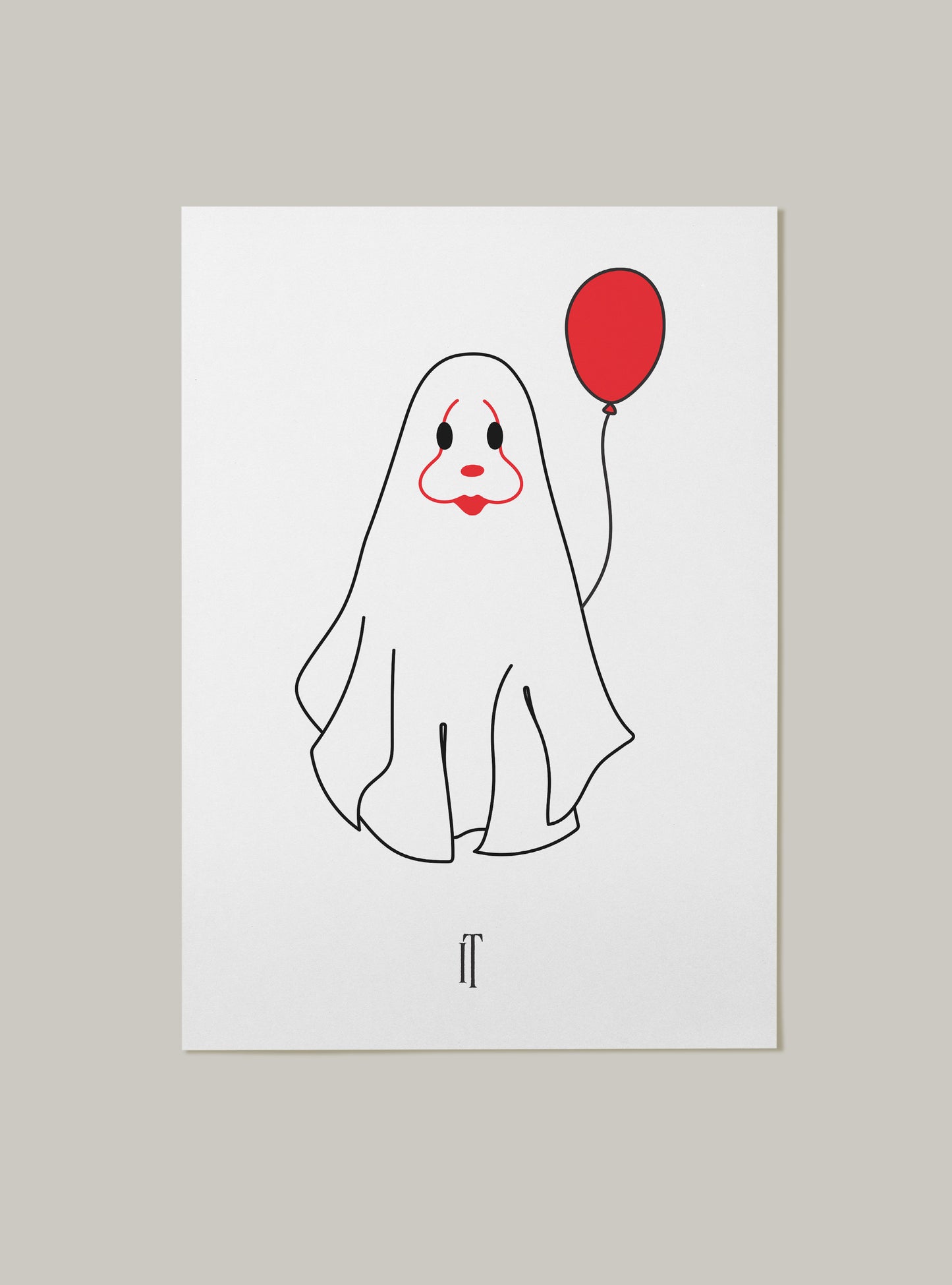 Horror Movie Ghost Art Print