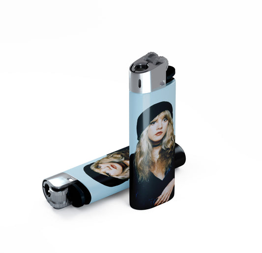 Stevie Nicks Blue Background Lighter