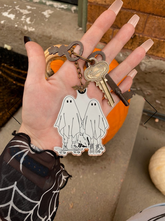 Ghost Couple Keychain