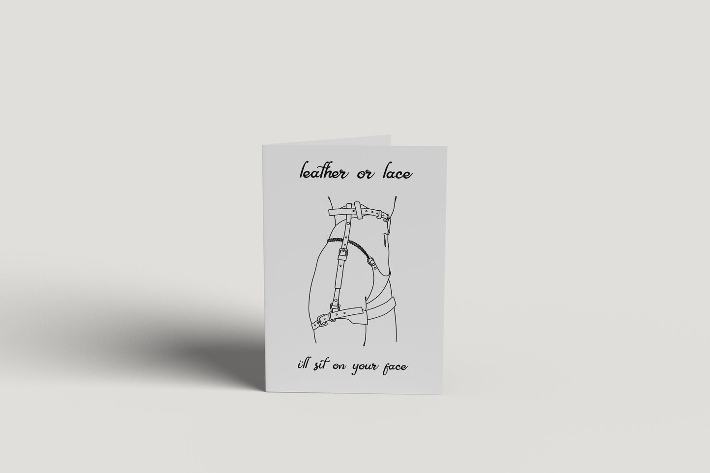 Erotic Sit On Your Face Greeting Card